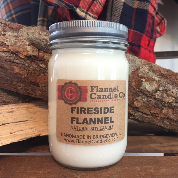 Fireside Flannel Soy Candle Flannel Candle Co.